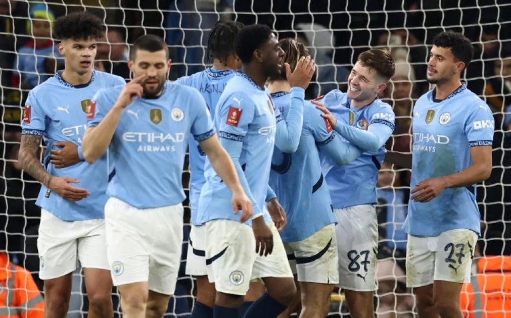 Man City hit Salford for eight, Liverpool cruise into FA Cup 4th round