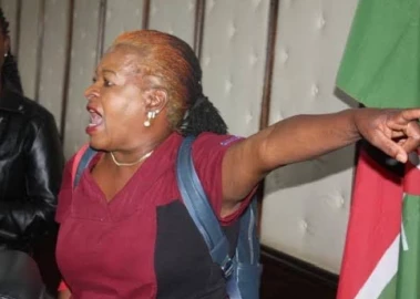 Woman who stormed Ministry of Health offices arrested while in hospital