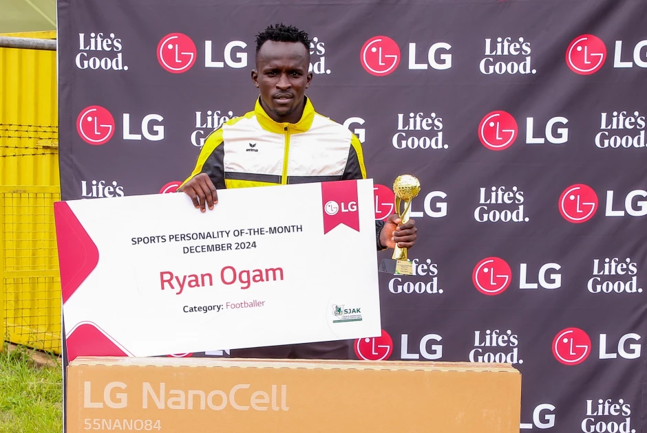 Tusker hotshot Ryan Ogam wins December SJAK award