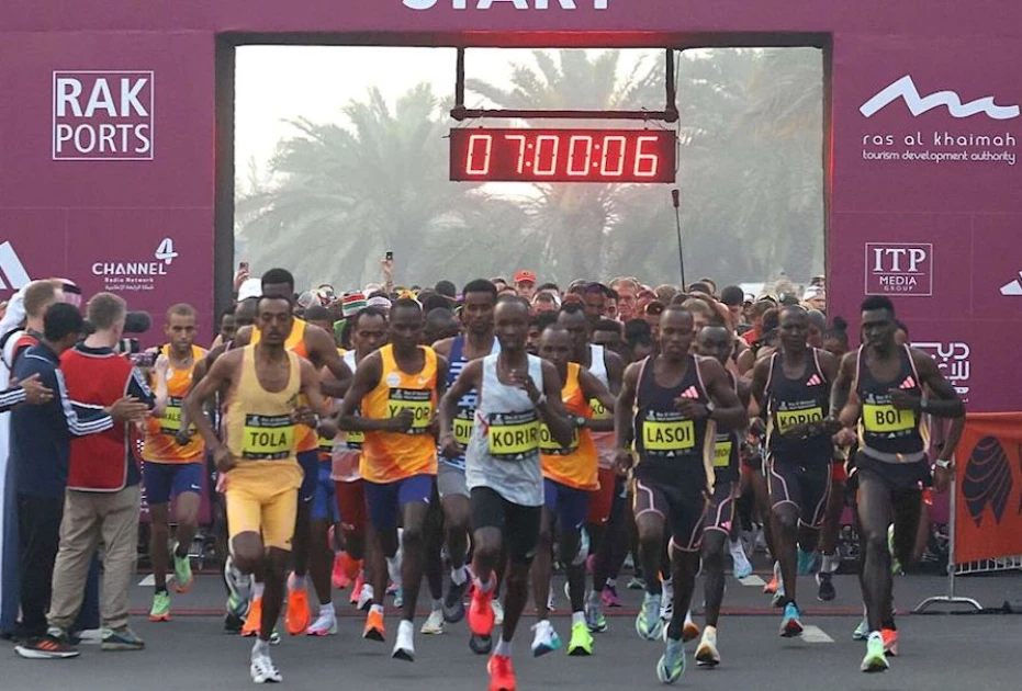 Kenyan runners shine at Ras Al Khaimah Half Marathon