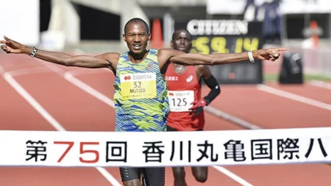 Mutiso warms up for London with Marugame Half Marathon win 