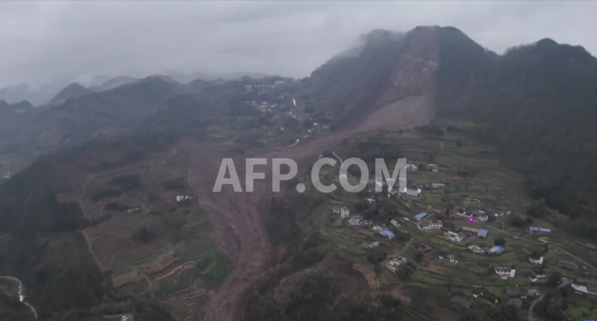 One dead, dozens missing in China landslide