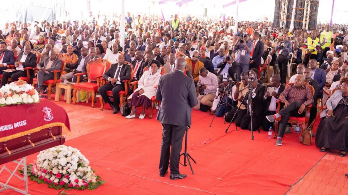 Political tensions flare as Ruto-allied MPs heckled at funeral in Laikipia