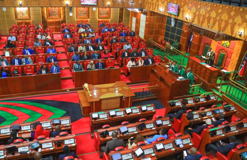 Chaos as Azimio MPs occupy Majority side, call for Wetangula to honour court ruling