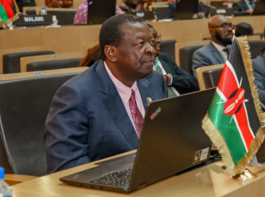 Mudavadi defends Kenya's 'huge' delegation in Addis Ababa as Raila prepares for AUC battle