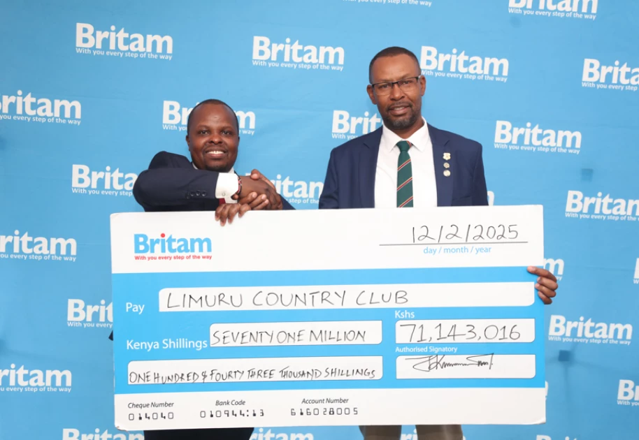 Britam settles Ksh.71M claim to Limuru Country Club for fire damage