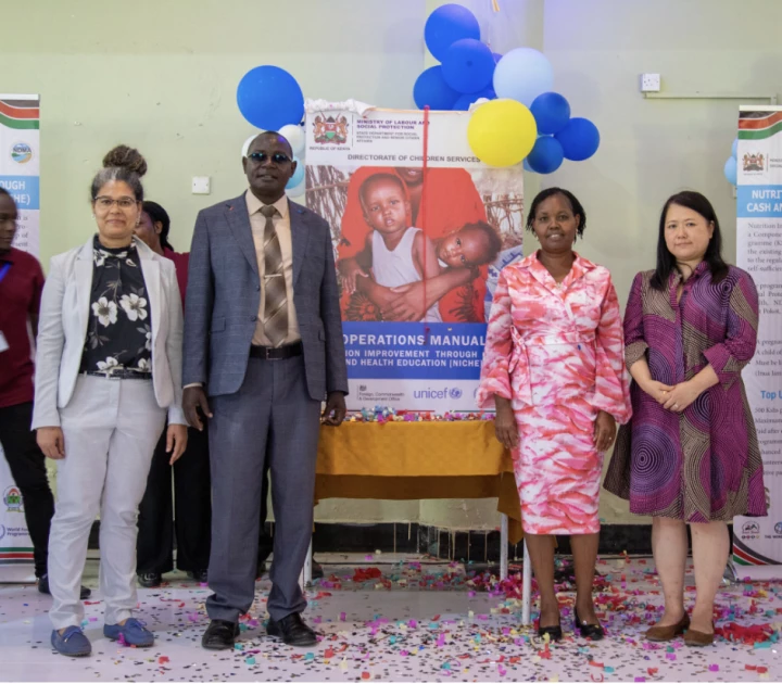 Kenya, UNICEF, World Bank unveil Nutrition Improvement Through Cash and Health Education programme in 11 counties