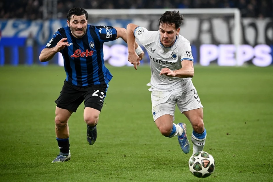 Club Brugge dump Atalanta out of Champions League