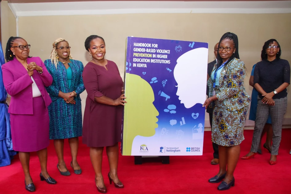 KCA University unveils GBV prevention handbook 