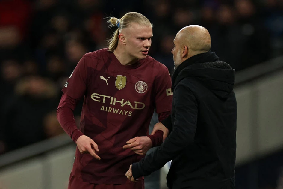 Guardiola puts Haaland above Isak in list of world's top strikers