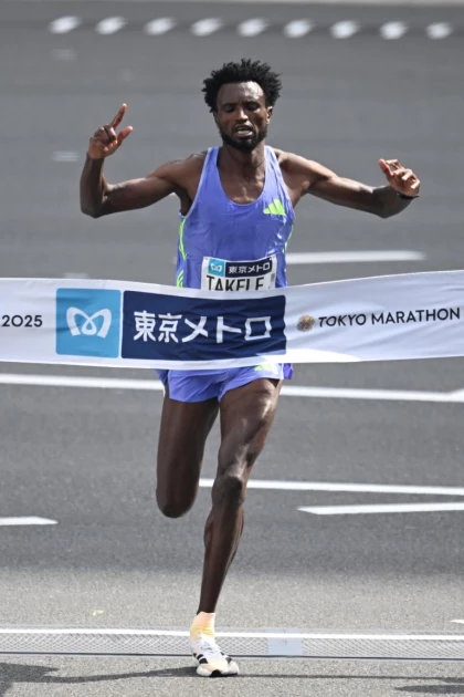 Takele wins Tokyo Marathon, Cheptegei finishes ninth