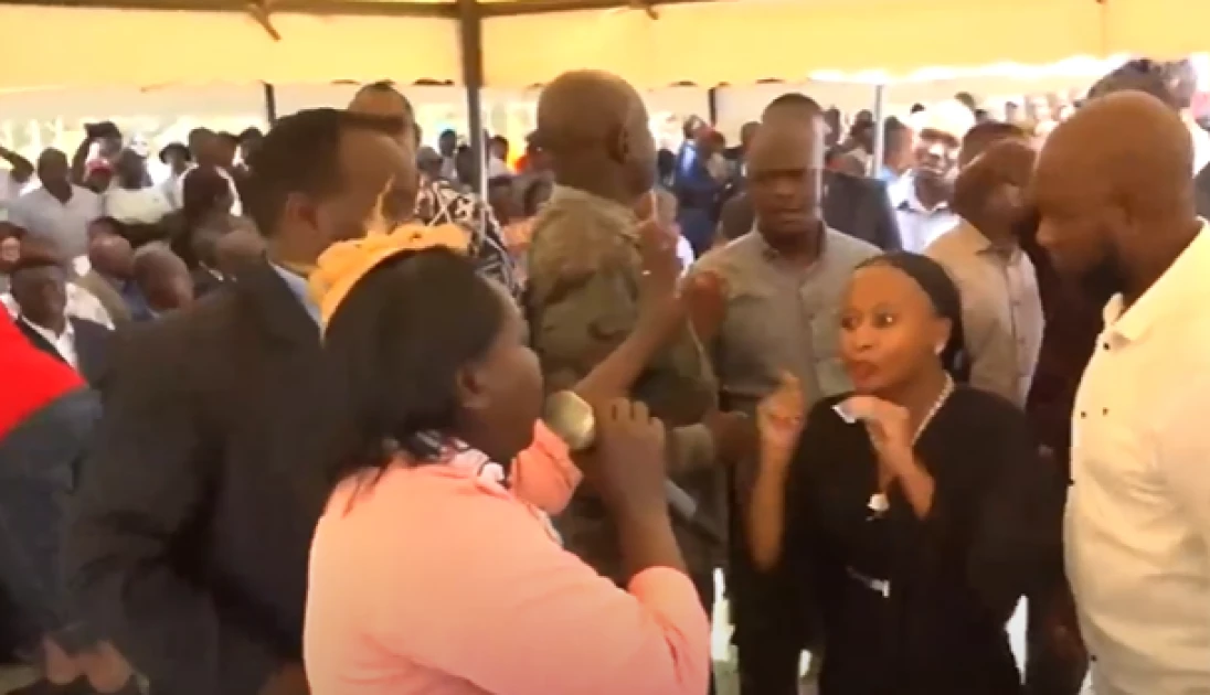 Kirinyaga: Chaos erupts at funeral service after politicians barred from speaking