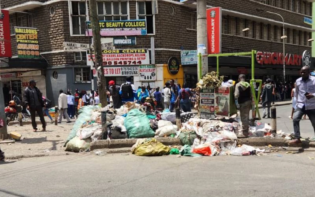 Nairobi: Heaps of garbage, litter dampen Nairobi’s weekend feel