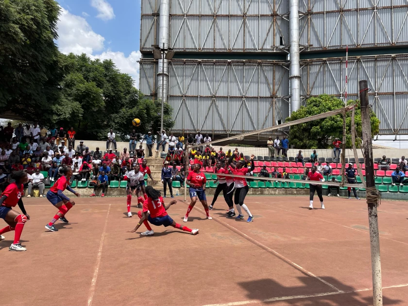 KDF women’s volleyball team dominates Nairobi Prisons in KVF National League