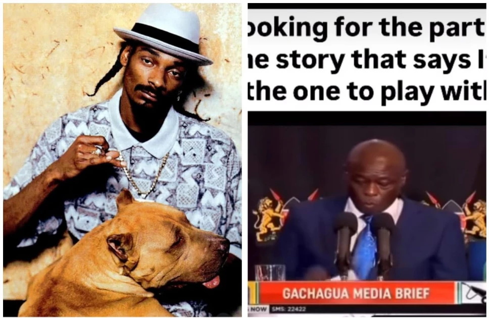 Snoop Dogg shares Gachagua meme as Kenyans continue to dominate viral conversations on the world stage