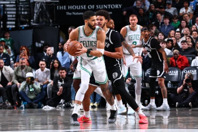 Porzingis, Scheierman lead short-handed Celtics over Nets
