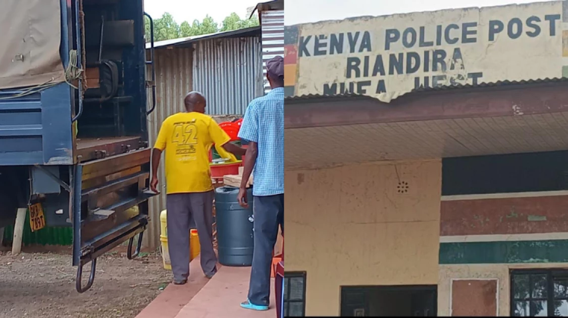 Police evicted from Riandira patrol base over Ksh.2 million rent arrears