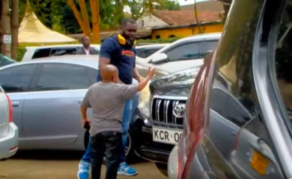 Nick Odhiambo, Mwala in near fist-fight over parking space