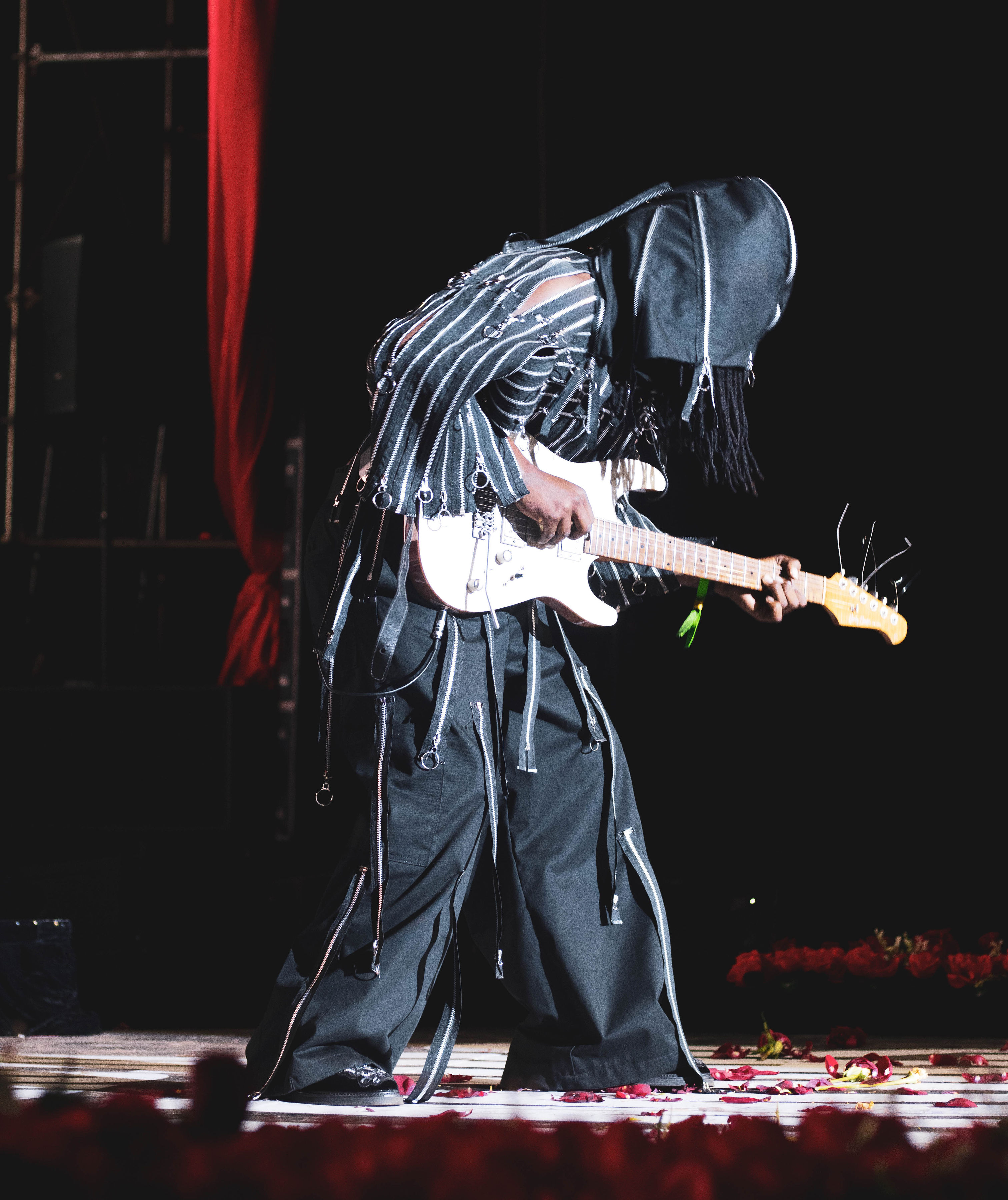 Guitarist Peti Masupo, in his element at The Showman Residency on April 5, 20206.PHOTO | EUGENE OMONDI | CITIZEN DIGITAL