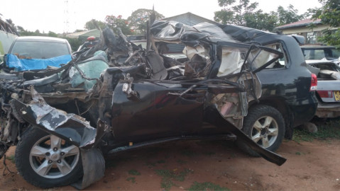 Four family members killed after vehicle rams into trailer on Namanga-Kajiado highway
