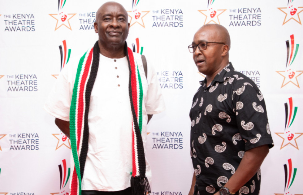 Veteran thespians John Sibi-Okumu, Gilbert Lukalia win big at Kenya Theatre Awards