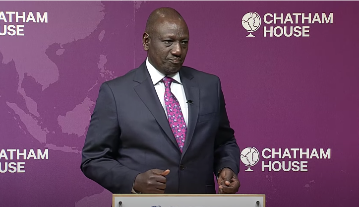DP Ruto at Chatham House: Uhuru is a squatter, refugee in the opposition party
