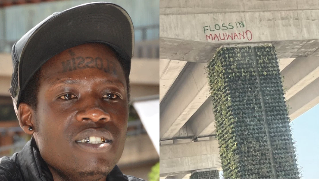 Flossin Mauwano denies being behind Nairobi Expressway graffiti