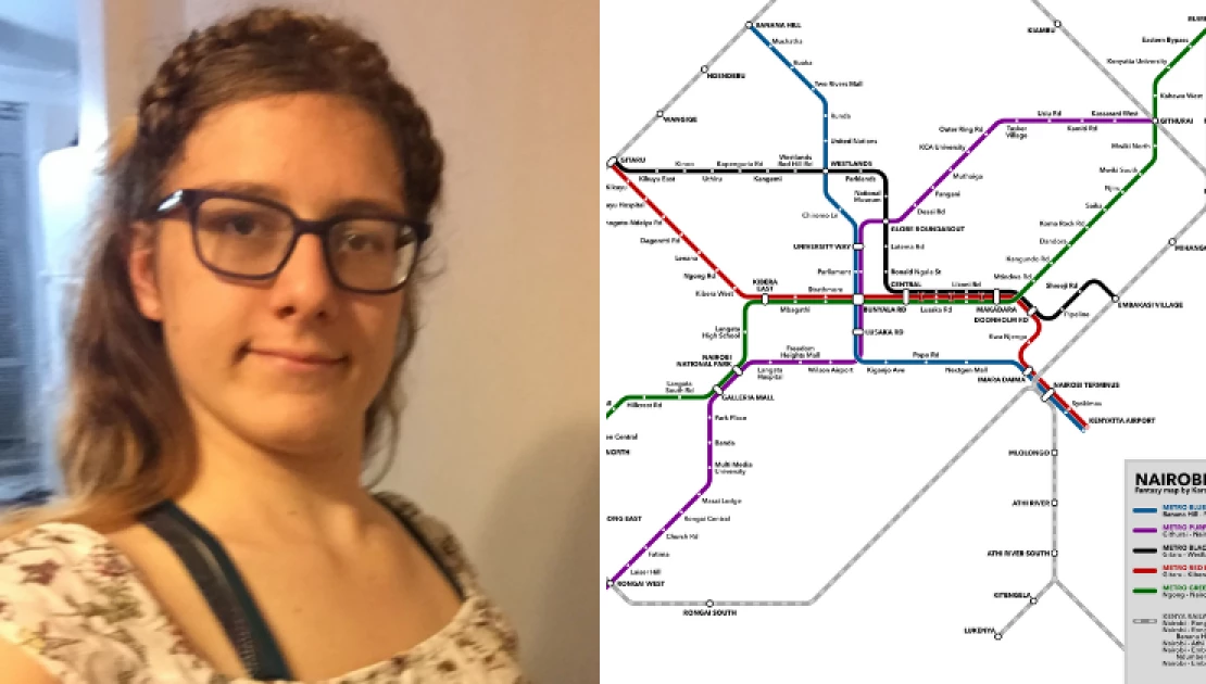 Kara Fischer: How I designed viral fantasy railway map for Nairobi, without being to Kenya