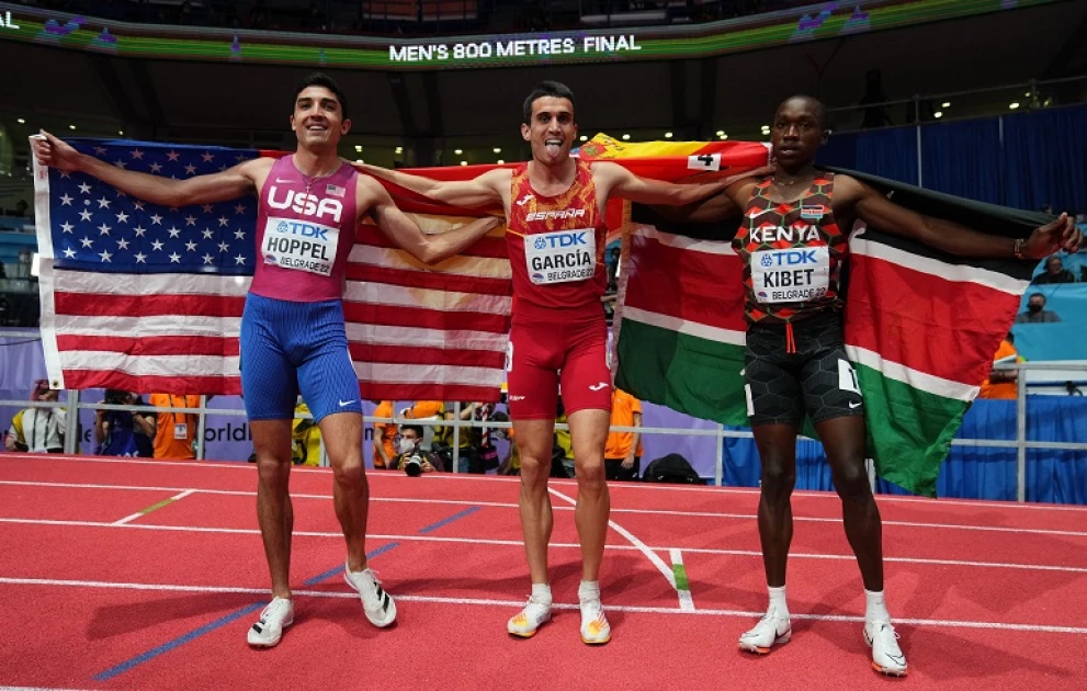 Kibet bags first medal for Kenya, Jacobs takes 60m gold at World Indoor