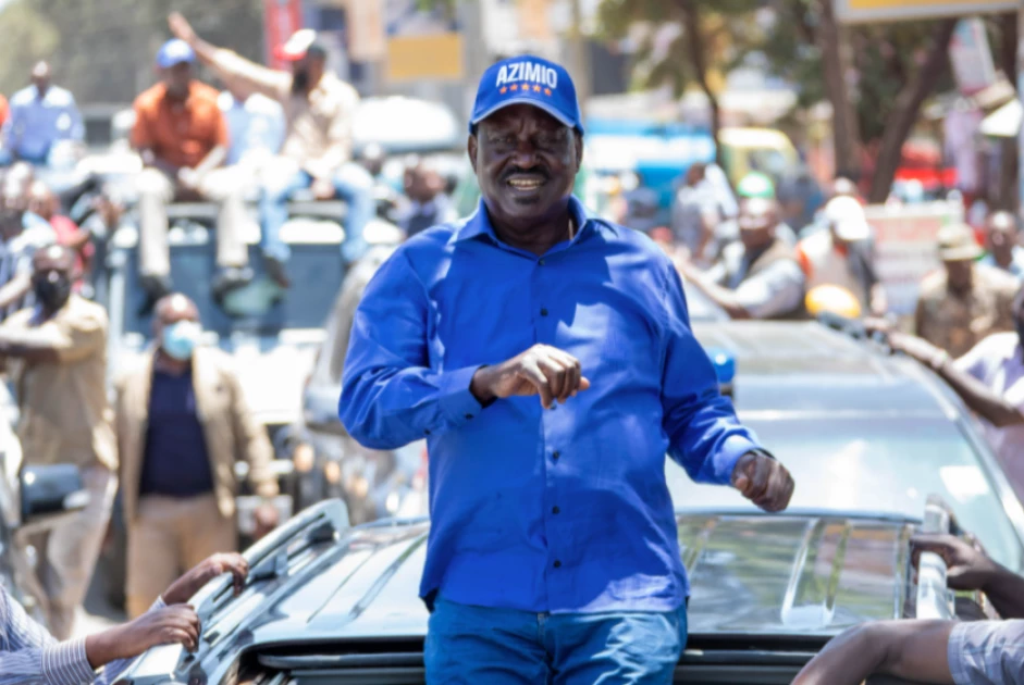 Raila Odinga takes Azimio campaigns to Rift Valley