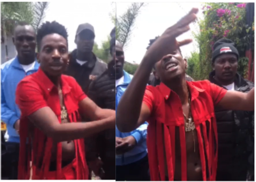 Eric Omondi left with busted lip in alleged fight with Harmonize
