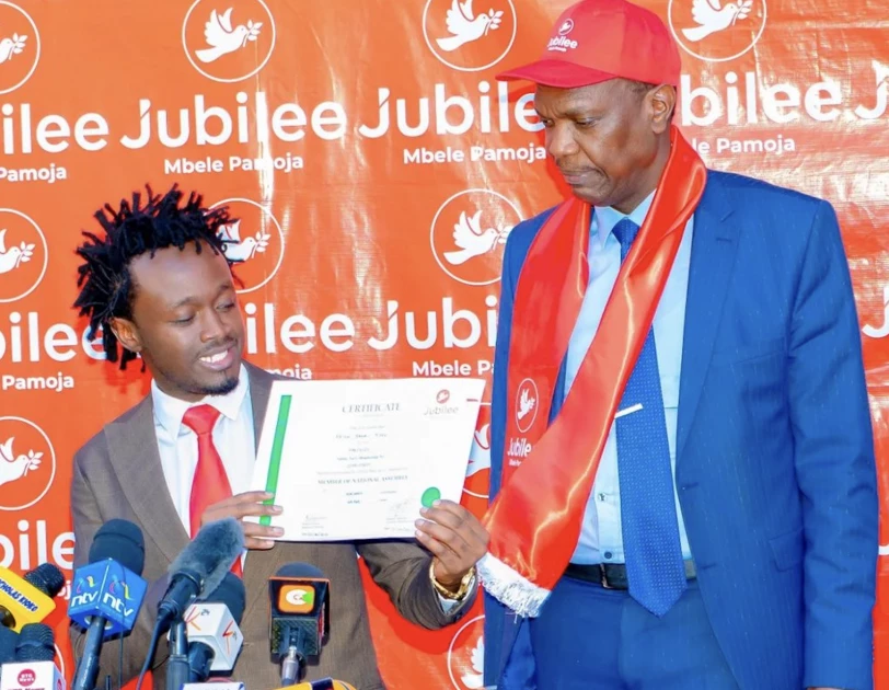 No more 'machozi' for Bahati after receiving Jubilee ticket for Mathare MP seat