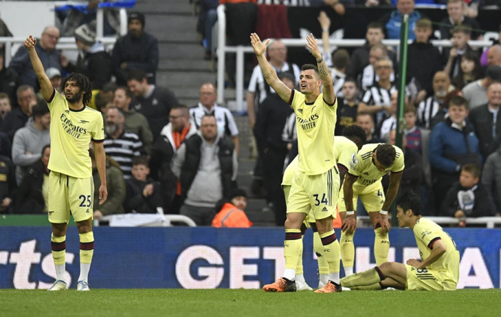 If you're nervous stay home,  Xhaka tells team-mates after Newcastle defeat