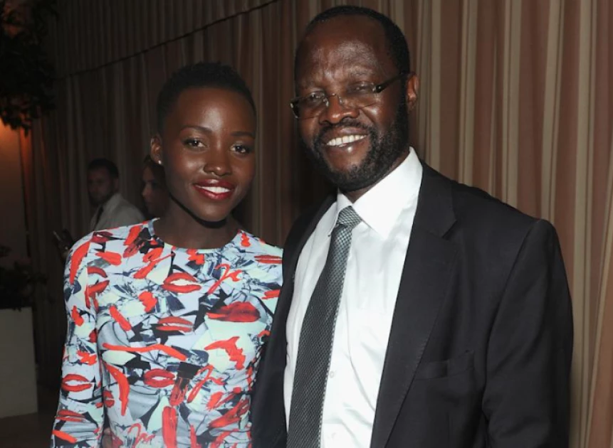 Daddy’s girl: Lupita Nyong’o wows as she shares video massaging father’s feet