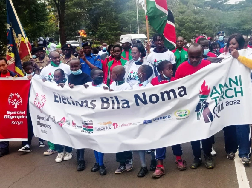 NPS, NCIC joins Sports Olympics Kenya for 'Peace Campaign'