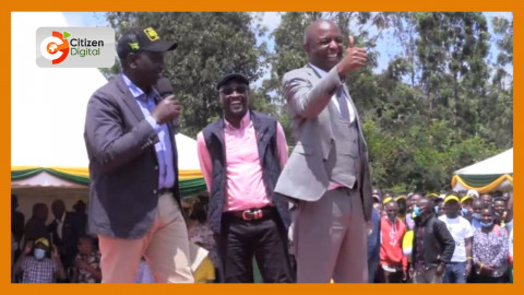DP Ruto rejects Senator Kang'ata's Ksh.40,000 donation, asks him to give money fit for a governor