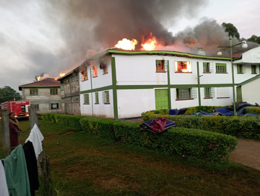 Two Kakamega Boys High School dormitories go up in flames