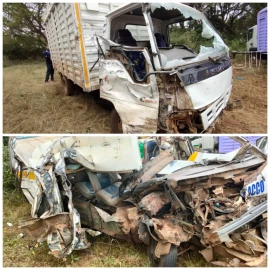 Two people killed in road accident in Murang'a County