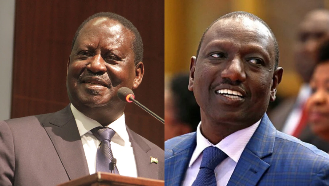 TIFA Poll: Raila most popular candidate at 47%, Ruto at 44%