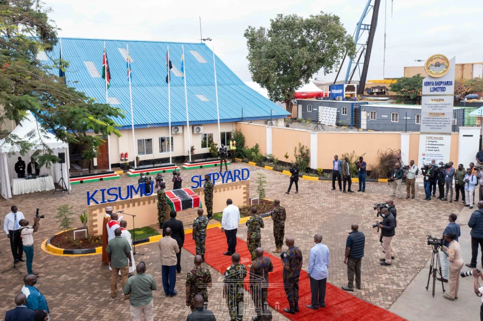 President Kenyatta commissions the Kisumu Shipyard, oversees floatation of MV Uhuru II