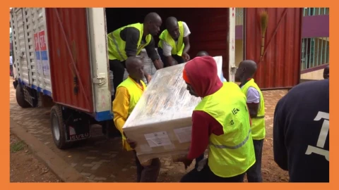 Over 60% of ballot papers delivered to county and constituency tallying centres across the country