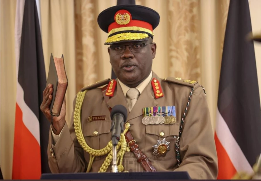 Lieutenant General Peter Njiru takes over as new Kenya Army boss