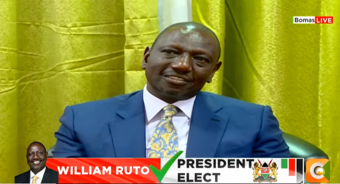 'I don't believe in handshake stories,' President-elect Ruto says on working with Azimio