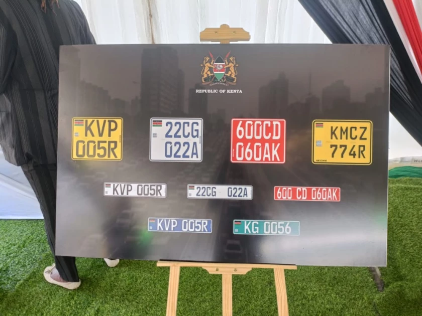 You’ll need Ksh.3K for the new-look digital number plates