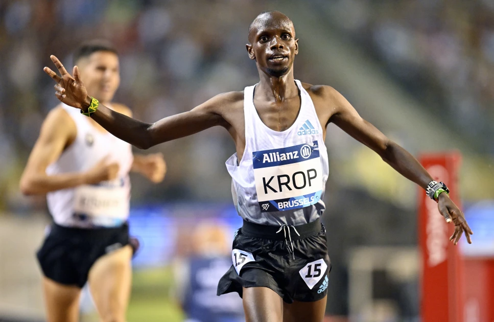 Krop runs 5,000m world lead as Chepkoech, Moraa shine at Brussels DL