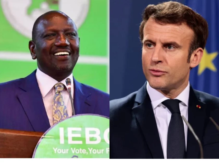 President-elect Ruto holds talks with French President Macron