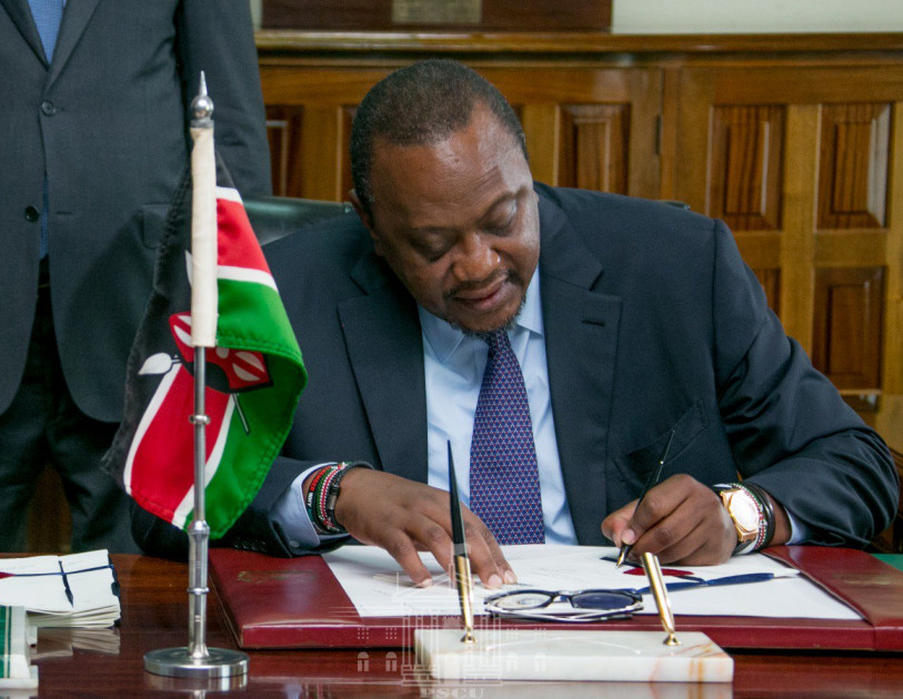 President Kenyatta signs Political Parties Bill into law