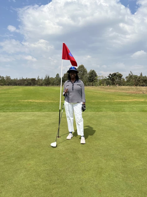 Martha Karua spends day at the golf course as she shuns swearing-in ceremony