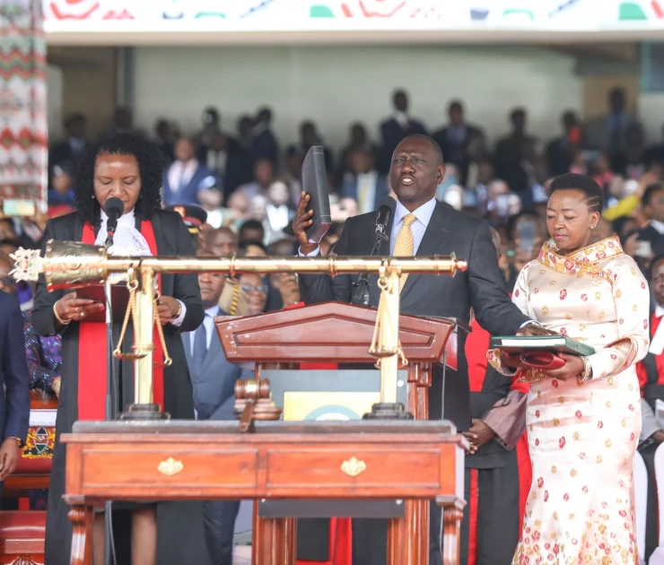 William Samoei Ruto sworn in as Kenya's fifth president