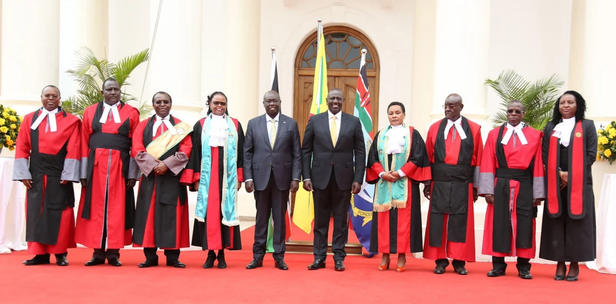 ‘It’s the rule of law, not man,’ Ruto says as he presides over swearing-in of 6 judges